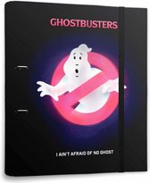 ringbandmap Ghostbusters 2-rings A4 zwart/roze