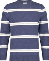 State of Art - Trui Blauw Strepen - 3XL - Modern-fit