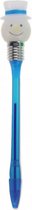 balpen Kerst led junior 20 cm blauw