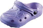 tuinklomp lila junior maat 22