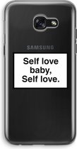 Case Company® - Samsung Galaxy A5 (2017) hoesje - Self love - Soft Cover Telefoonhoesje - Bescherming aan alle Kanten en Schermrand