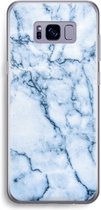 Case Company® - Samsung Galaxy S8 Plus hoesje - Blauw marmer - Soft Cover Telefoonhoesje - Bescherming aan alle Kanten en Schermrand