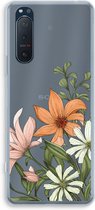 Case Company® - Sony Xperia 5 II hoesje - Floral bouquet - Soft Cover Telefoonhoesje - Bescherming aan alle Kanten en Schermrand