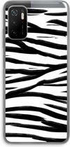 Case Company® - Xiaomi Poco M3 Pro 5G hoesje - Zebra pattern - Soft Cover Telefoonhoesje - Bescherming aan alle Kanten en Schermrand