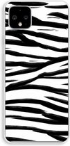 Case Company® - Google Pixel 4 XL hoesje - Zebra pattern - Soft Cover Telefoonhoesje - Bescherming aan alle Kanten en Schermrand