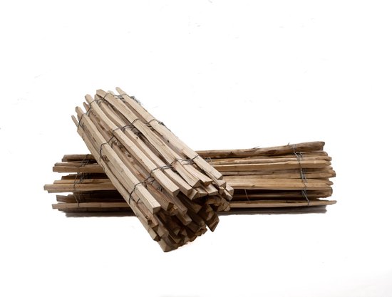 Clôture en bois de châtaignier H60xL460xL5 cm op rol Van ReesVan Rees