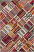 KARUN VINTAGE MULTI VLOERKLEED PATCHWORK HANDGEWEVEN