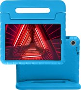 Hoesje Geschikt voor Lenovo Tab M10 FHD Plus 2nd Gen Hoesje Kinderhoes Shockproof Hoes Kids Case - Blauw
