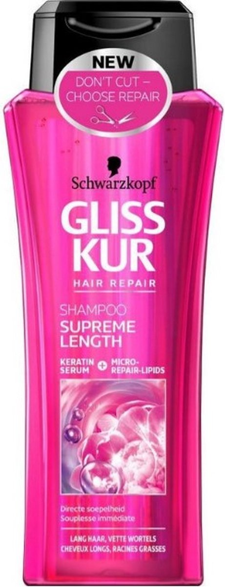 Gliss-Kur Shampoo - Supreme Length - 250ml