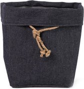 opbergmand Oakes 24 cm textiel blauw