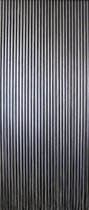 vliegengordijn Palermo draad 210 x 90 cm PVC zwart