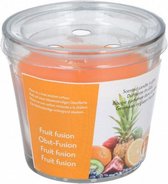 geurkaars in glas fruit fusion/oranje 8 cm