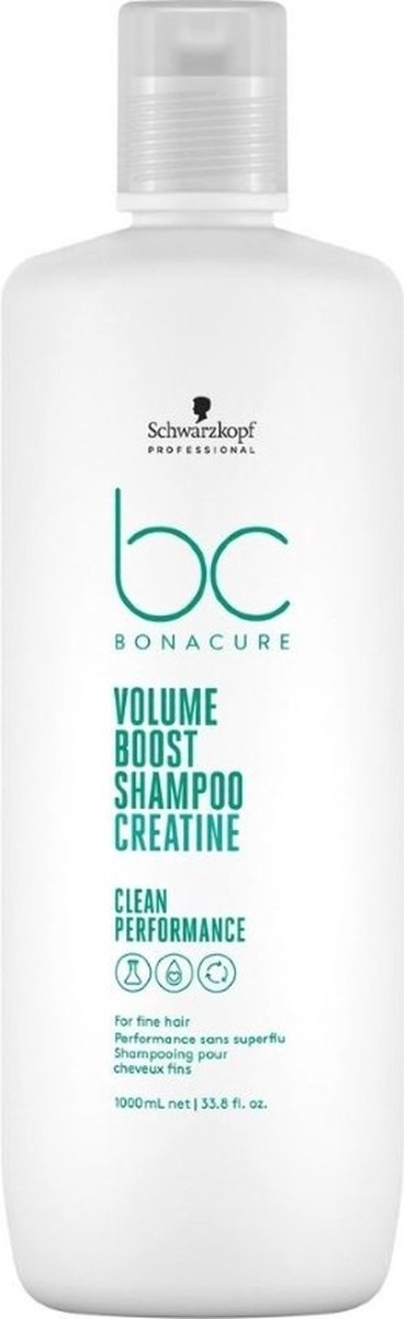 Schwarzkopf Bonacure Volume Boost Shampoo 1000ml - Voor Alle Haartypes