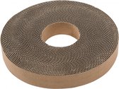 kattencircuit Magic Tower 24,5 x 3,5 cm karton bruin
