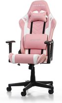 DXRacer PRINCE P132-PW Game Stoel - Roze/Wit