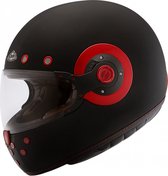 SMK Retro Red XS - Maat XS - Helm