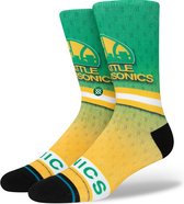 Stance Fader Seattle Supersonic Socks - Sportsokken - groen/geel - maat 43-47