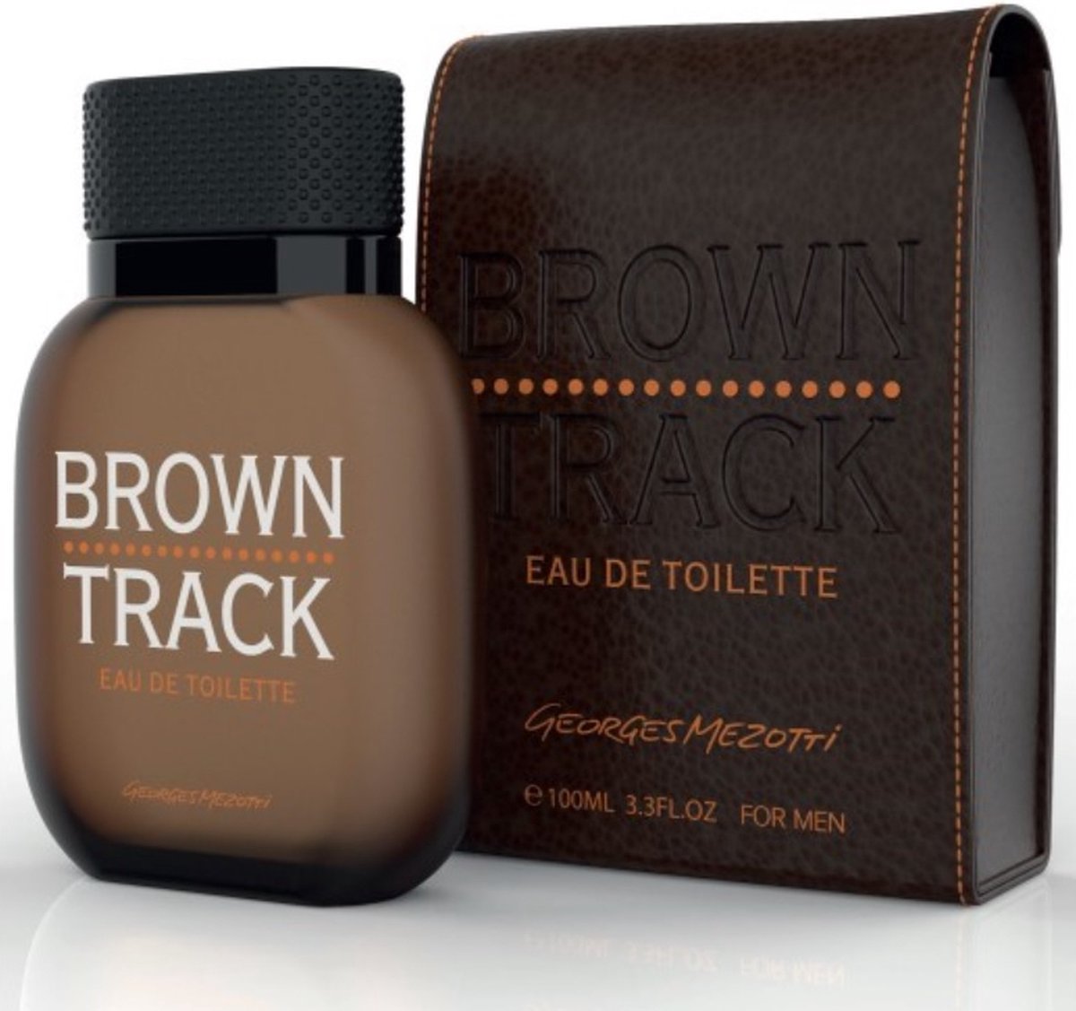 Goedkoopste Georges Mezotti-Brown Track For Men Eau de Toilette Spray 100ml