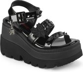 Demonia Plateforme Sandale -40 Chaussures- SHAKER-13 US 10 Zwart