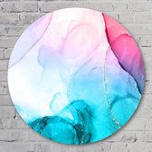 Dreamy - 60 cm Forex Muurcirkel - Figuren en Vormen - Wanddecoratie - Rond Schilderij - Wandcirkel