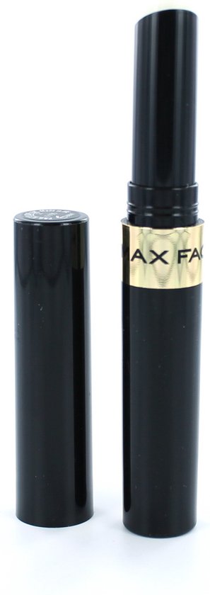 Max Factor Lipfinity Topcoat, open verpakking naast gesloten dop.