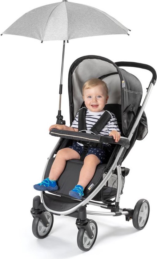Reer ShineSafe kinderwagen parasol Grey Melange van Reer — afbeelding 2