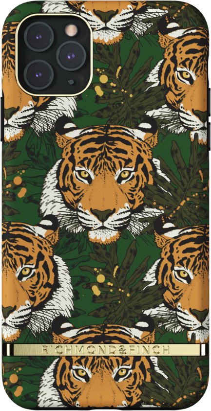 Richmond & Finch Green Tiger tijgers hoesje voor iPhone 11 Pro Max - groen