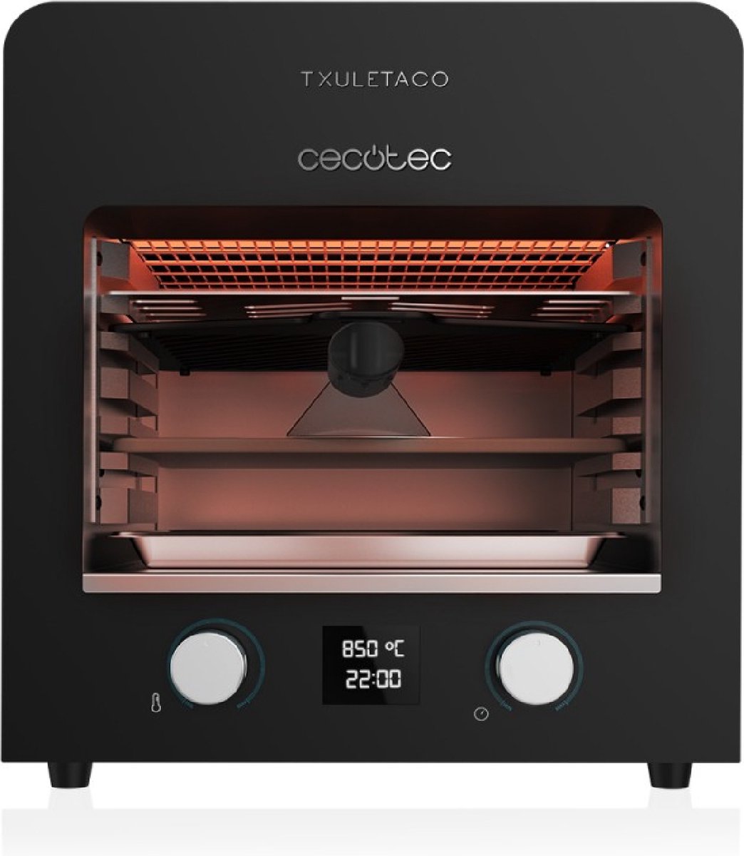 Elektrische Barbecue Cecotec Txuletaco 8000 Inferno 850ÂşC 2200W Zwart
