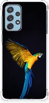 Coque de téléphone Samsung Galaxy A73 Coque en Siliconen TPU avec bordure transparente Parrot