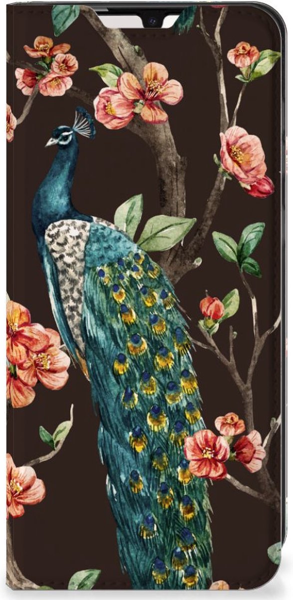 Samsung Galaxy A33 5G Hoesje maken Pauw met Bloemen