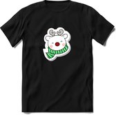 Christmas Buddy Kerst T-shirt | Groen | Jongens / Meisjes | Grappige Foute kersttrui Shirt Cadeau | Kindershirt | Leuke Elf, Rendier, Kerstboom en Kerstballen Ontwerpen. Maat 146