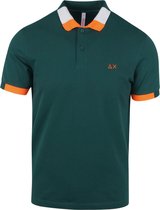 Sun68 - Polo Donkergroen - M - Modern-fit