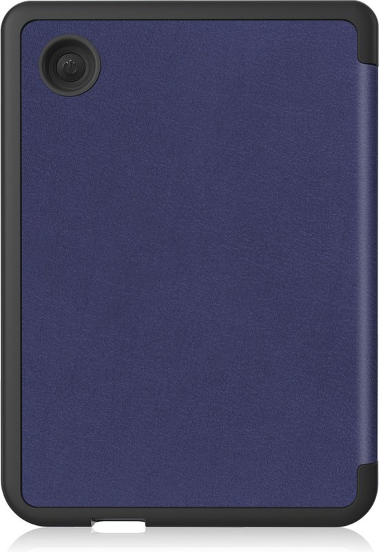 Hoesje Geschikt voor Kobo Clara 2E Hoes Book Case - Hoes Geschikt voor Kobo Clara 2E Hoesje Book Cover - Donkerblauw van Hoesje  — afbeelding 3