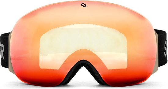 SINNER Avon skibril - Mat grijs frame - Blauwe + Orange lens