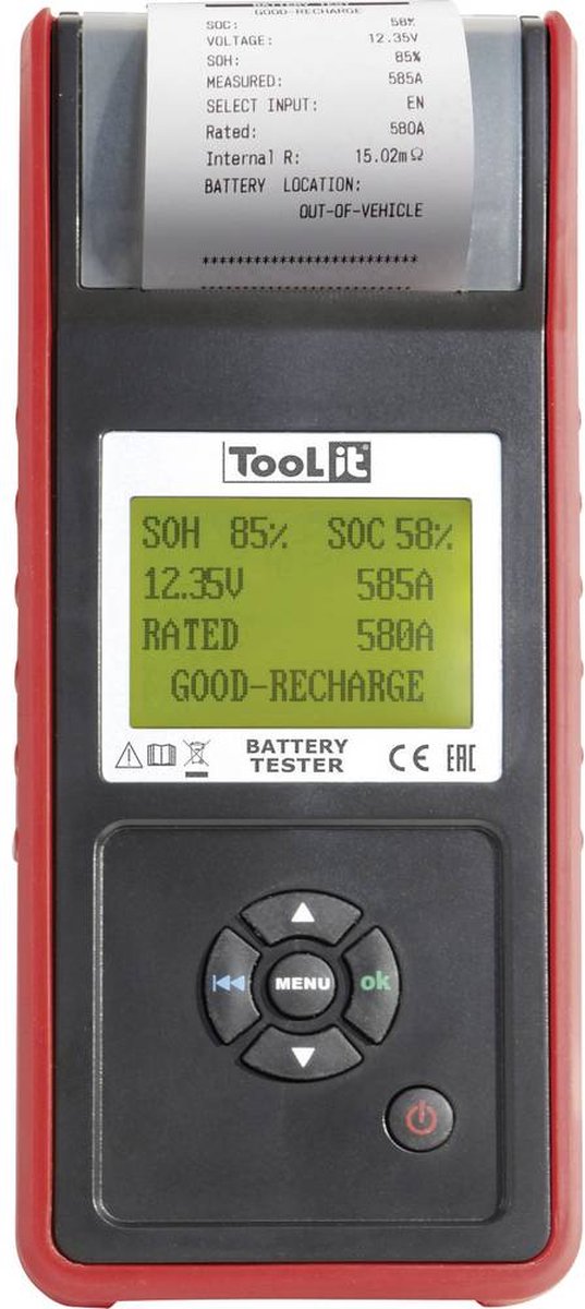 Toolit PBT600 - START/STOP Accutester, Accubewaker 120 cm