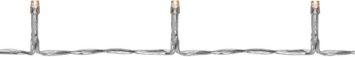 Kerstverlichting - 80 led lampjes - warm wit - 6 meter - lichtsnoer - transparant snoer – foto 7
