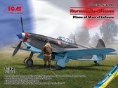 1:32 ICM 32092 Normandie-Niemen - Plane of Marcel Lefevre Plastic Modelbouwpakket