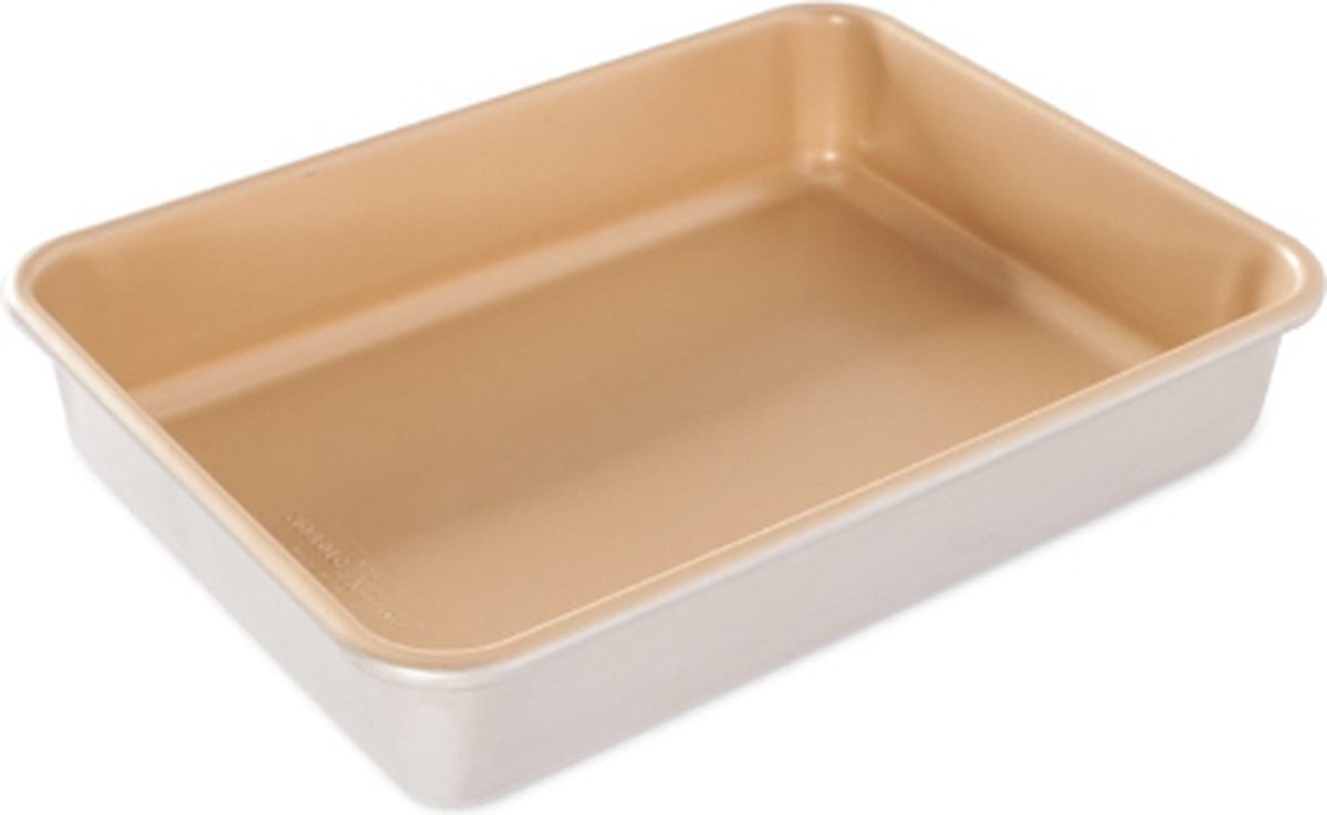 Bakvorm, Rechthoek, Non Stick, 32.7 x 24.1 cm, Aluminium - Nordic Ware | Naturals Nonstick