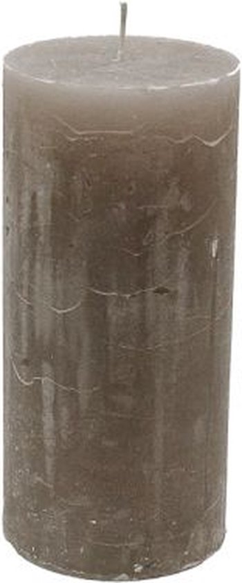 Stompkaars - Stone - 7x15cm - parafine - set van 2