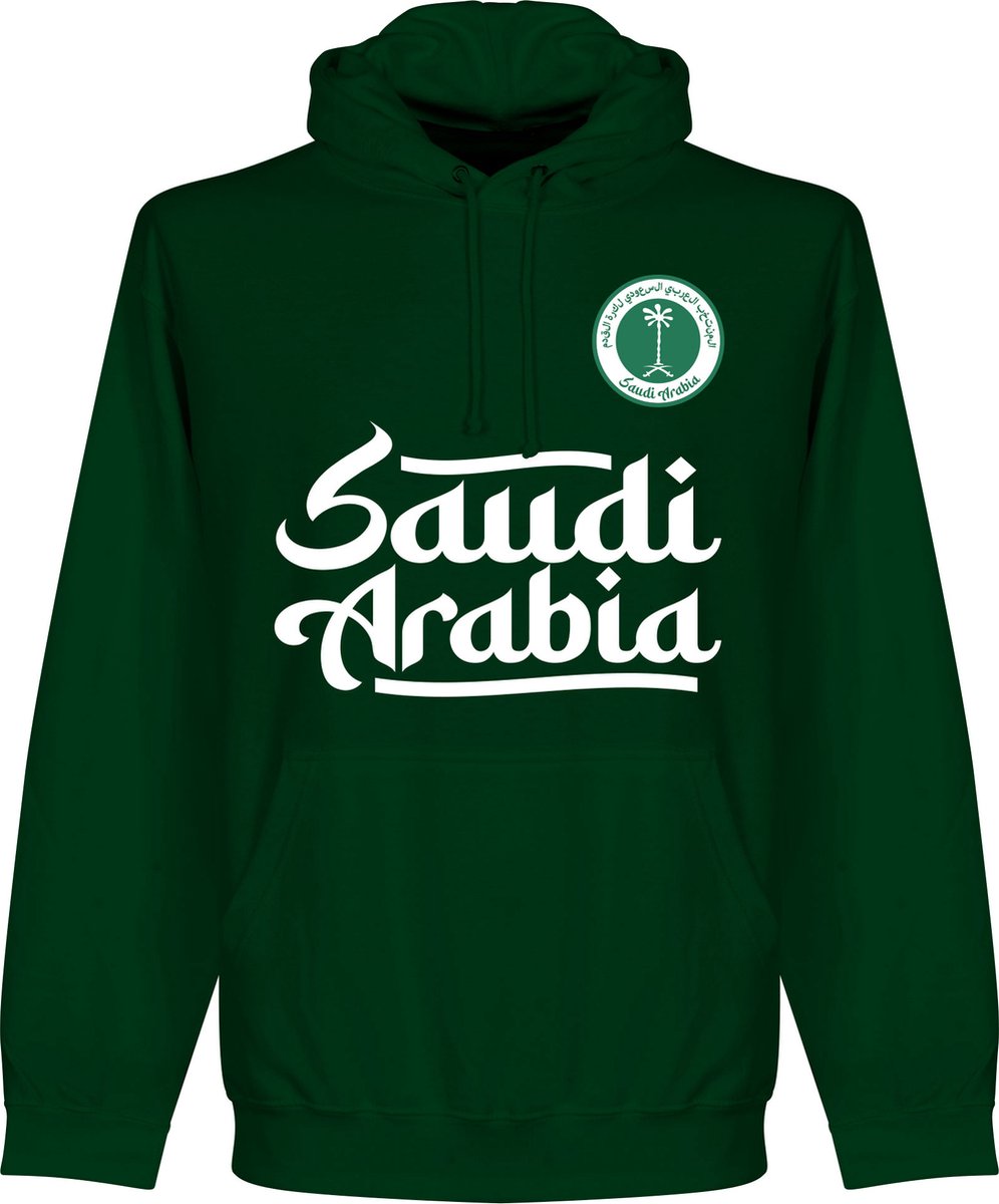 Saudi-Arabië Team Hoodie - Donkergroen - XL