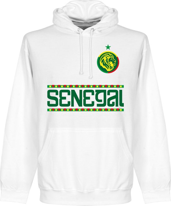 Senegal Team Hoodie - Wit - L