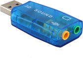 Adaptateur de carte son USB externe (3D) Garpex® - Carte son USB 5.1 - Carte son - Dongle son