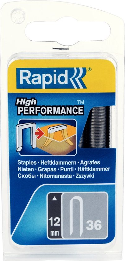 Rapid Nieten 53/8mm RVS in blister (2500 stuks
