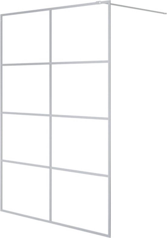 The Living Store Cabine de douche à l'italienne - Salle de bain - 139-140x195 cm - Verre ESG
