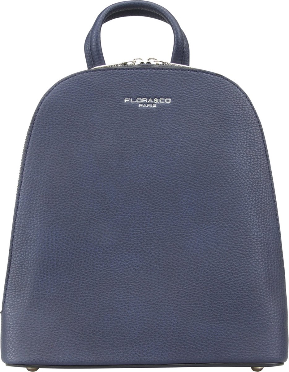 Handtas - Rugzak 2 ritsen Flora & Co blauw