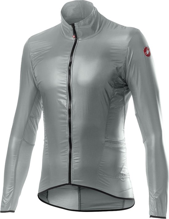 Castelli Aria Shell Jacket - Silver Gray