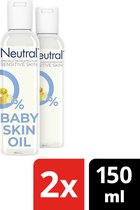 Bol.com Neutral 0% Baby Huidolie Parfumvrij - 2 x 150 ml - Voordeelverpakking aanbieding