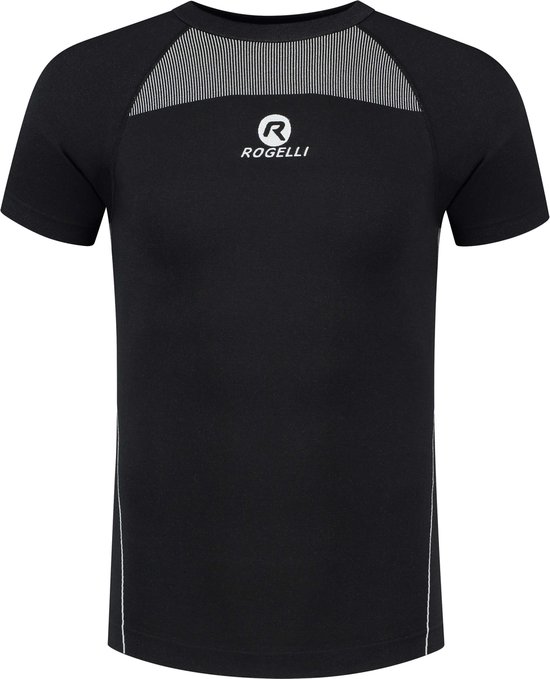 Rogelli Core 2-pack Ondershirt - Korte Mouwen - Unisex - Zwart - Maat L/XL - Rogelli