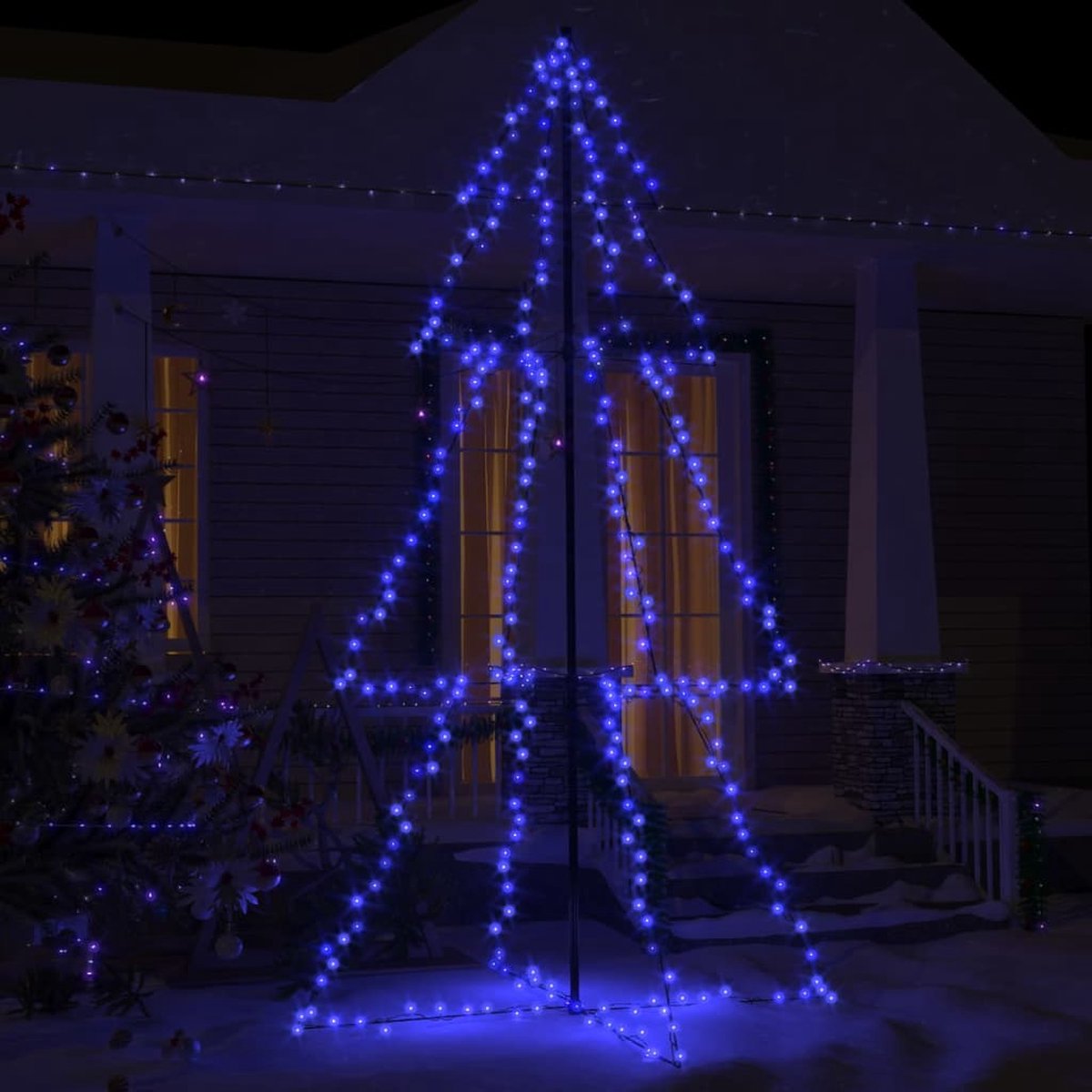Prolenta Premium - Kegelkerstboom 300 LED's binnen en buiten 120x220 cm
