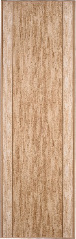 Tapiso Tapis en Caoutchouc Antidérapant en Caoutchouc Beige Clair Couloir Salon Tapis en Caoutchouc Taille - 100x600